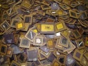 cpu ceramic processor scrap (486 & 386 cpu scrap) - product's photo